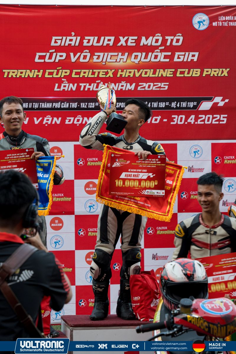 kết quả chặng đua xe Hệ phong trào dòng xe 2 thì Suzuki Sport 120 phân khối