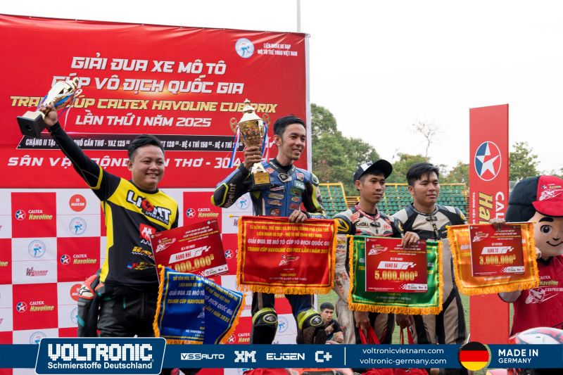 công bố kết quả hệ chuyên nghiệp 4 thì 150cc