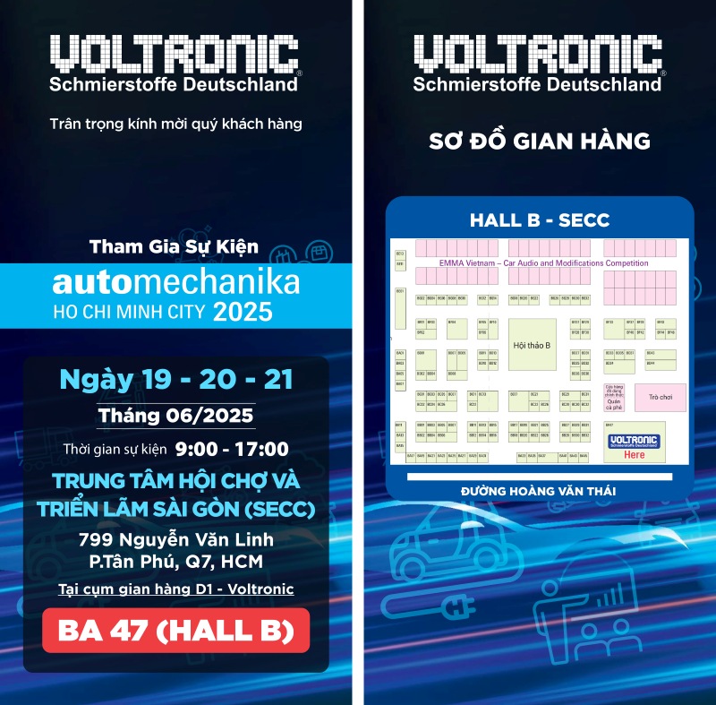 Thiệp mời khách hàng cho sự kiện Automechanika HCM 2025