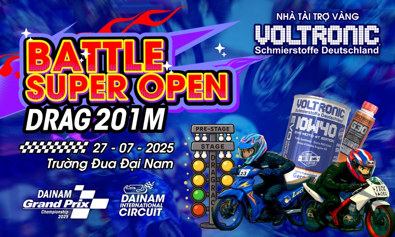 Voltronic tại Dainam Grand Prix 2025 Battle Super Open