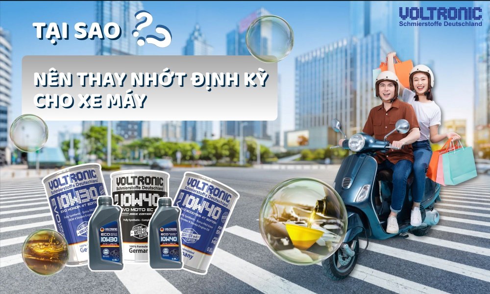 Tại sao nên thay nhớt định kỳ cho xe máy